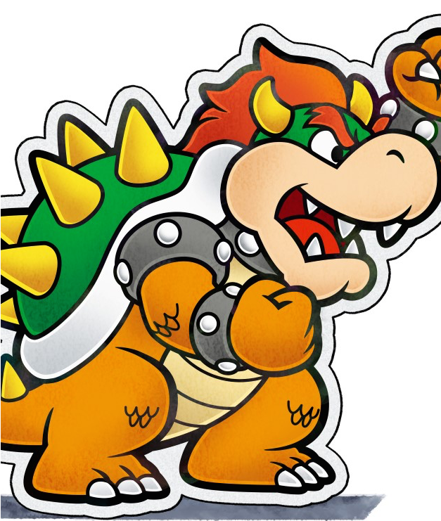 Bowser - Mario And Luigi Paper Jam Bowser (878x768)