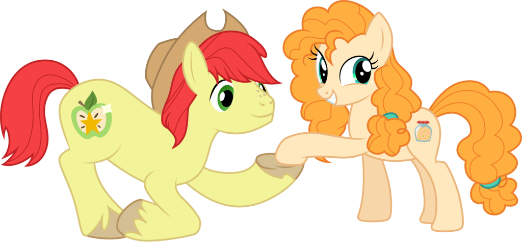 Traced From A Screenshot Of My Little Pony - Applejack Parents Fanart (1024x478)