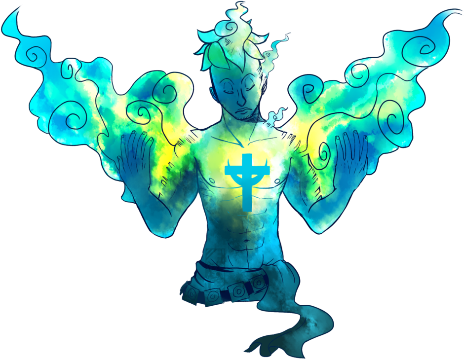 The Blue Angel By Deer-head - Deer (1059x755)