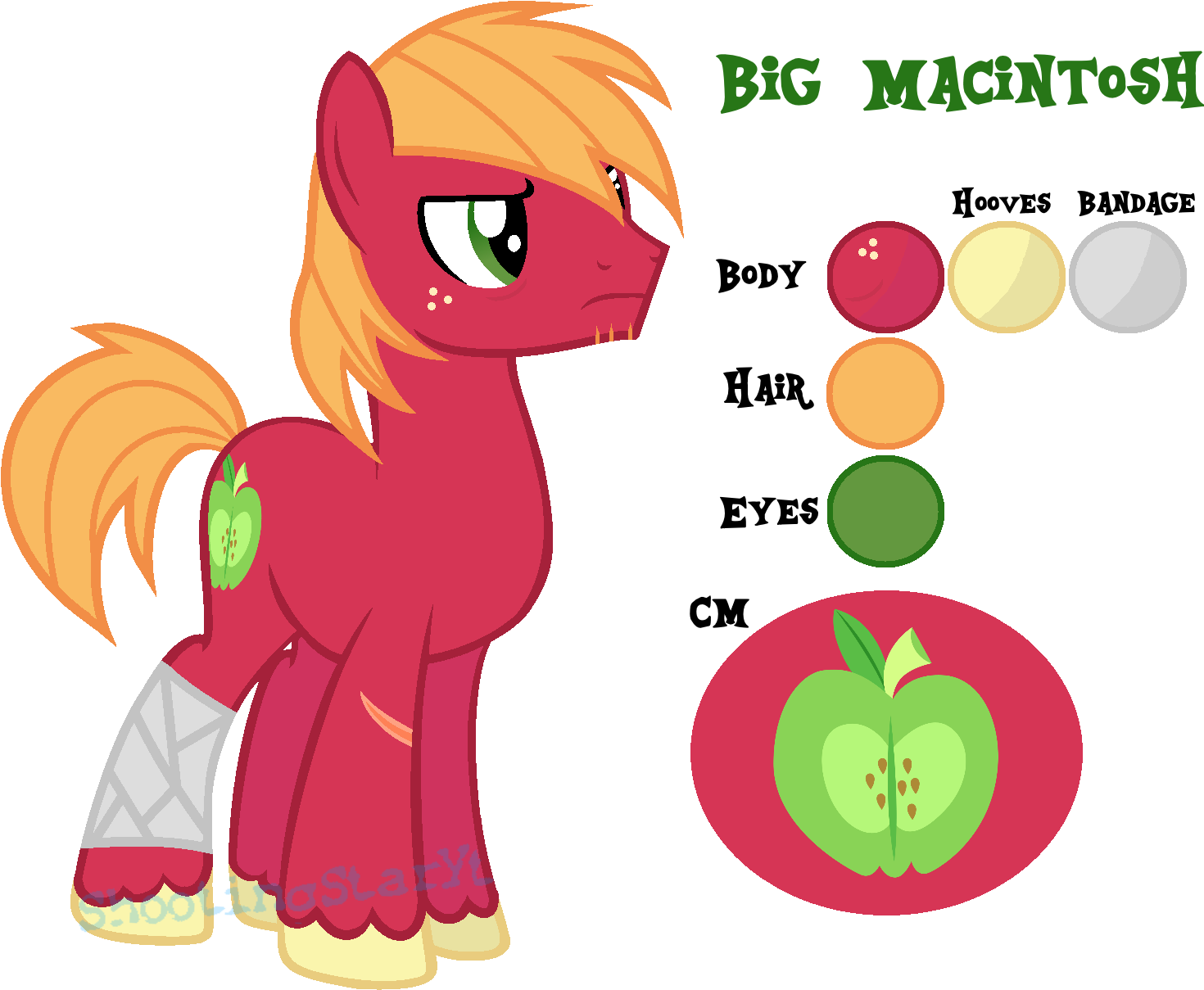 Mlp Big Macintosh [ng] By Shootingstaryt - Mlp Big Mac Base (1524x1240)