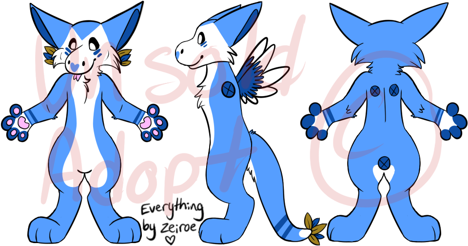 Sold Dutch Angel Dragon 'blueheart' By Huskyhiccups - Digital Art (968x511)