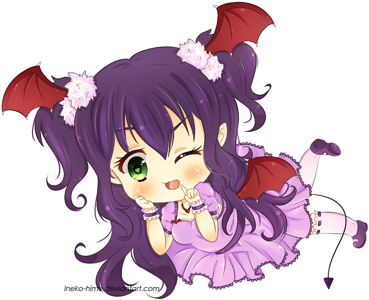 Sweet Devil Girl - Cartoon (800x640)