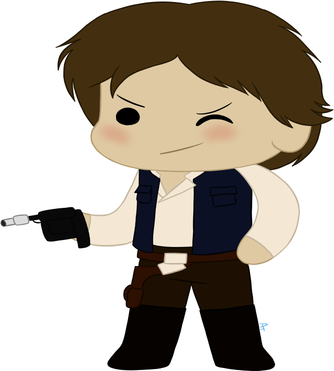 Han Solo Cheeb By Silkengalaxy Han Solo Cheeb By Silkengalaxy - Cartoon (1000x900)