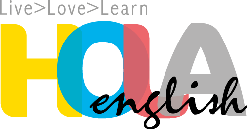 Hola English Logo - English Language (500x261)