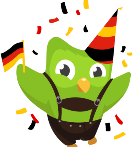 Duolingo Owl German (500x500)
