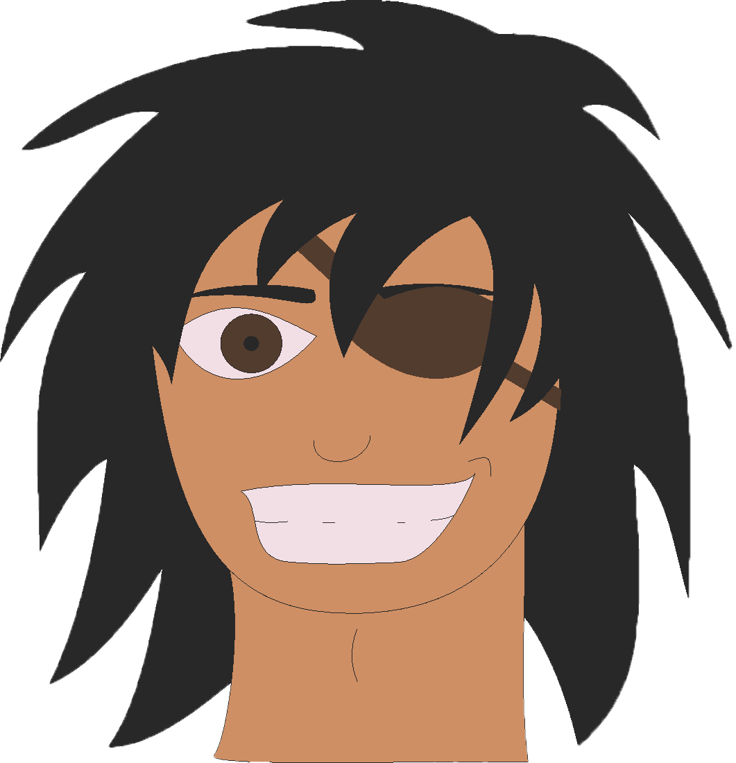 O Desenho De Um Homem Sorridente, De Pele Morena, Cabelos - Cartoon (1061x1100)