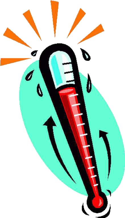 Logo, Se Você Puder Controlar A Temperatura Do Seu - Hot Thermometer Clip Art (440x763)