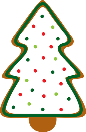 Decoração - Christmas Cookie Clip Art (900x1380)