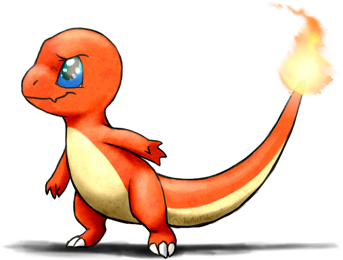 Charmander By Themeekwarrior Charmander By Themeekwarrior - Cartoon (770x585)