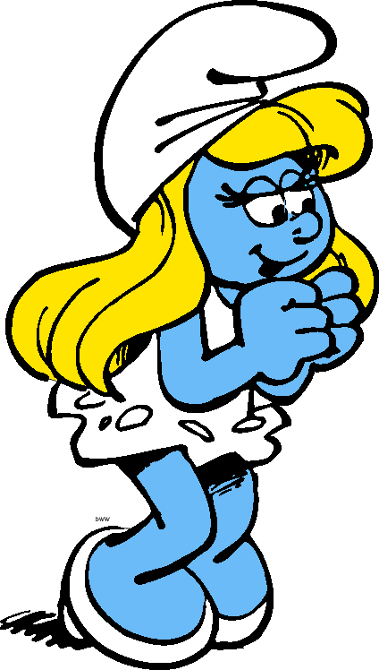 Smurfs Clipart - Smurfs Coloring Pages (424x748)