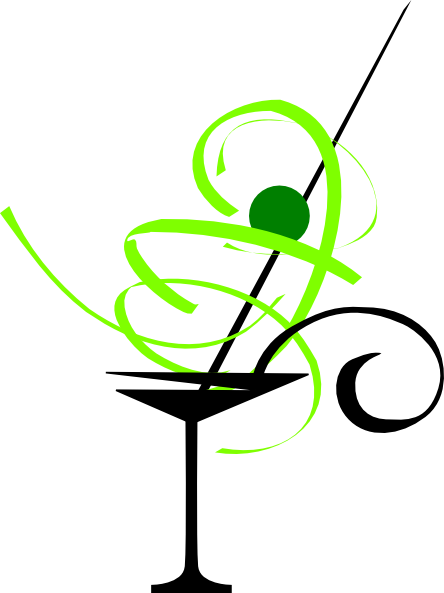 Martini Glass Clip Art (444x593)