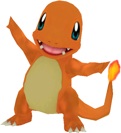 Charmander By Nanobuds - Cartoon (451x498)