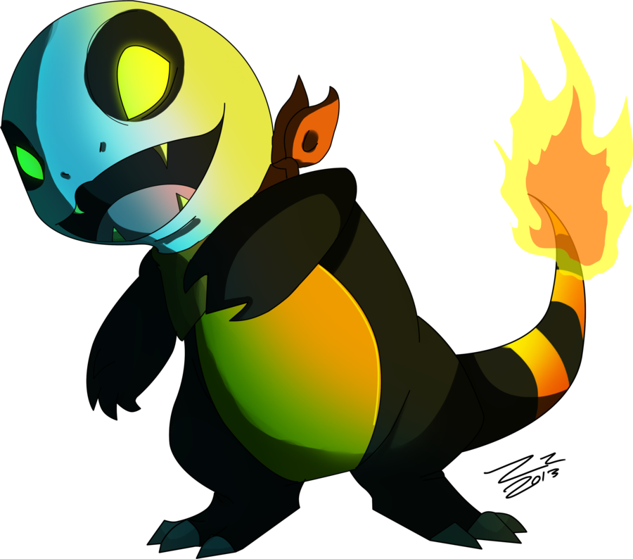 My Spooky Charmander By Zheyzhey - Charmander Cool (900x794)