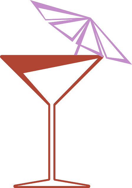 Umbrella Cocktail, Fiesta, Glass, Martini, Party, Umbrella - Martini Glass (448x640)