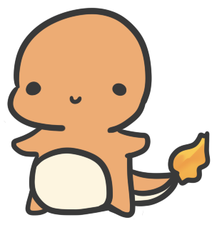 004 Charmander By Pinkbunnii - Pokemon Transparent Emoji Charmander (500x500)