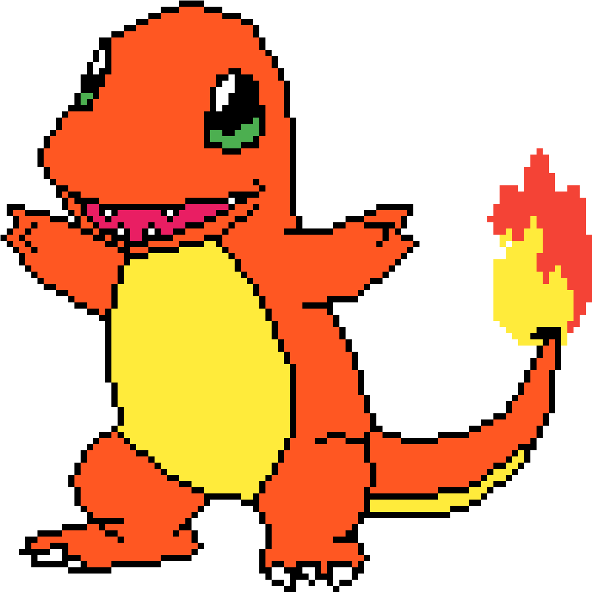 Charmander Blocks Your Path - Paint (1200x1200)