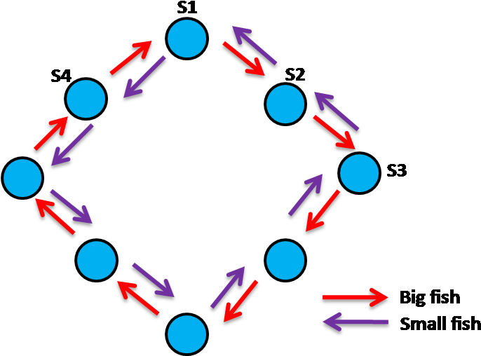 Big Fish, Small Fish - Circle (705x527)