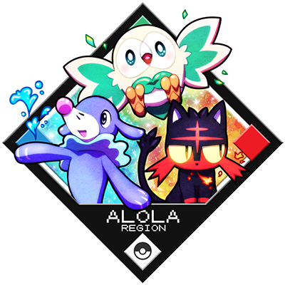 Charmander, Bulbasaur And Squirtle - Alola Starters (400x400)