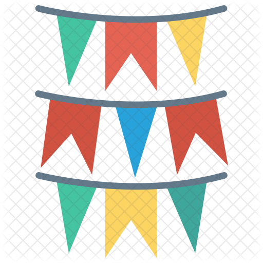 Flags Icon - Bunting (512x512)