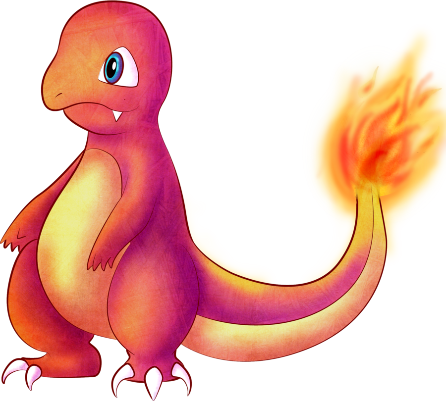Aaand A Little Quick Charmander Xd - Digital Art (900x810)