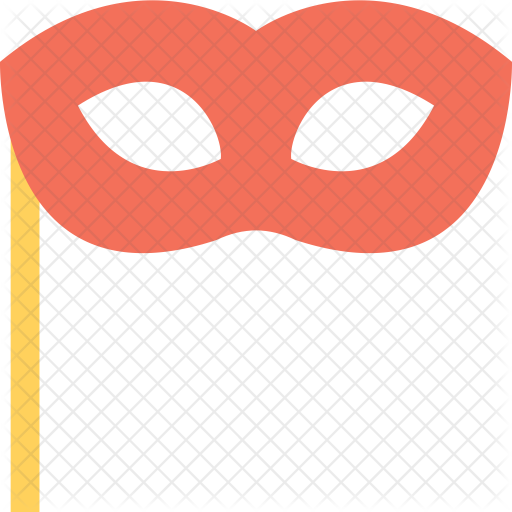 Carnival Mask Icon - Construction Paper (512x512)