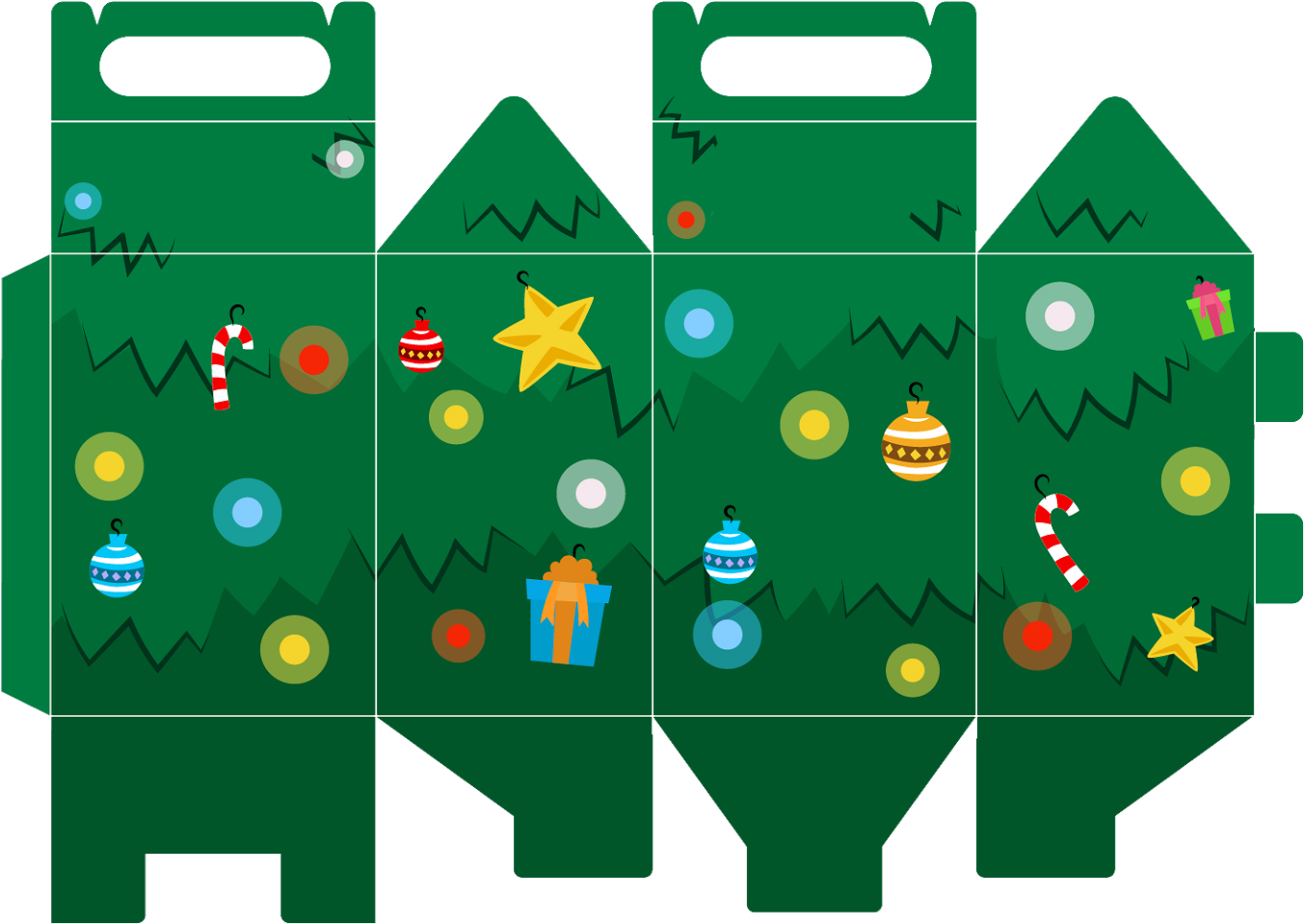 Free Printable Lunch Boxes For Christmas - Halloween Free Box Templates (1600x1026)