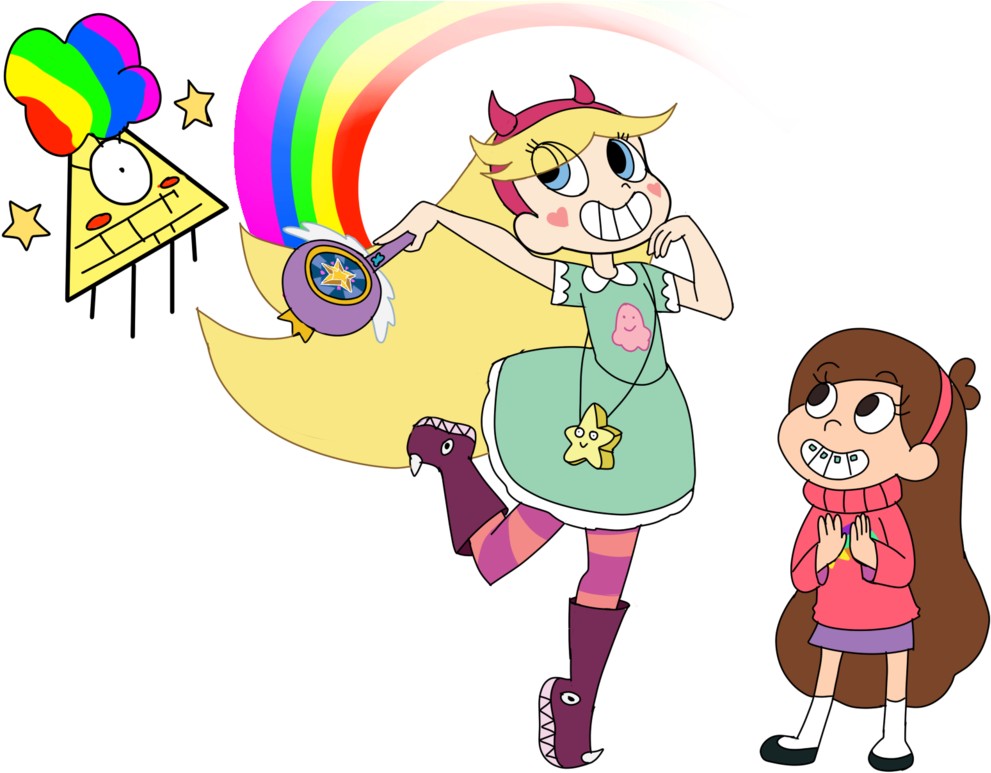 Star Vs The Forces Of Evil Star Dies - Gravity Falls And Star (1024x774)