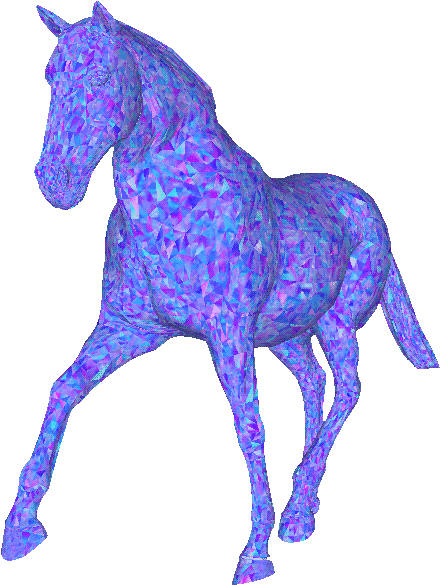 Vaporwave Clipart Transparent Gif - Horse Tumblr Transparent (500x700)