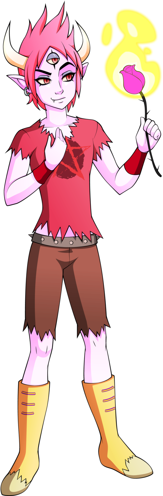 Tom Star Vs The Forces Of Evil By Sparks220stars - Illustration (600x1638)