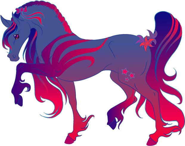 Cute Purple Pony Png Clip Art Image\u200b - Clip Art (800x620)