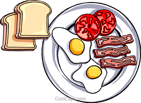 Breakfast Royalty Free Vector Clip Art Illustration - Healthy Breakfast Clip Art (970x700)