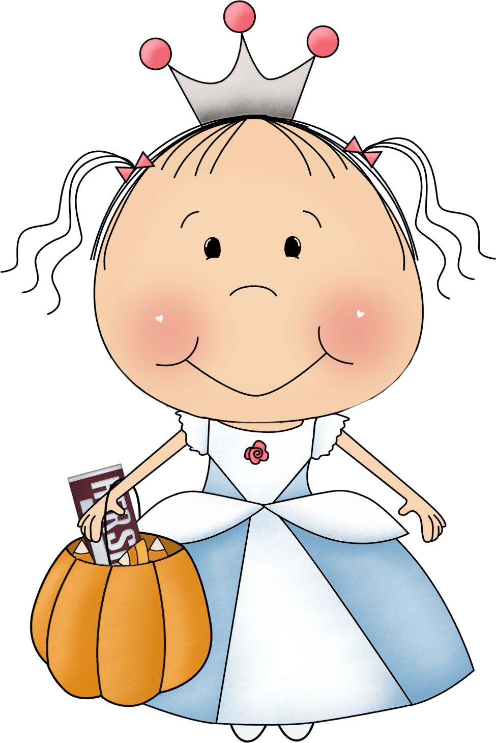 Clipart De Niños Disfrazados Para Halloween - Clip Art (975x1459)