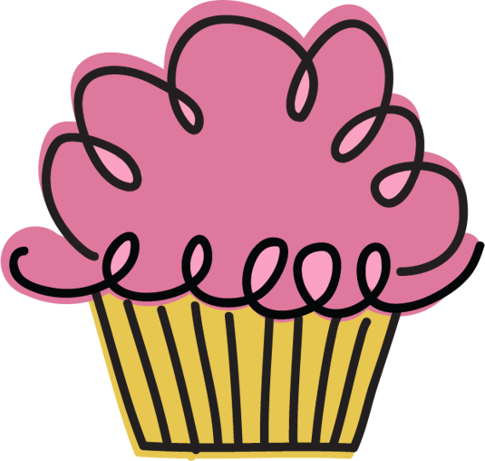 Such A Silly Post I Know But I Can't Kick This Cupcake - Clip Art (535x508)
