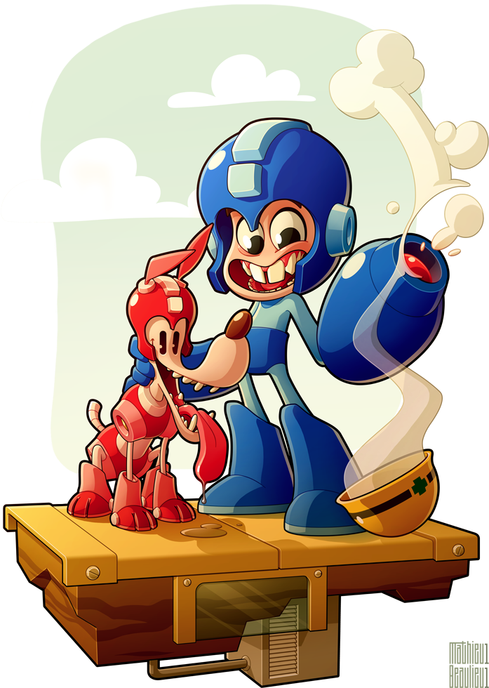 Artwork - Papercraft Mega Man Chibis (786x1017)