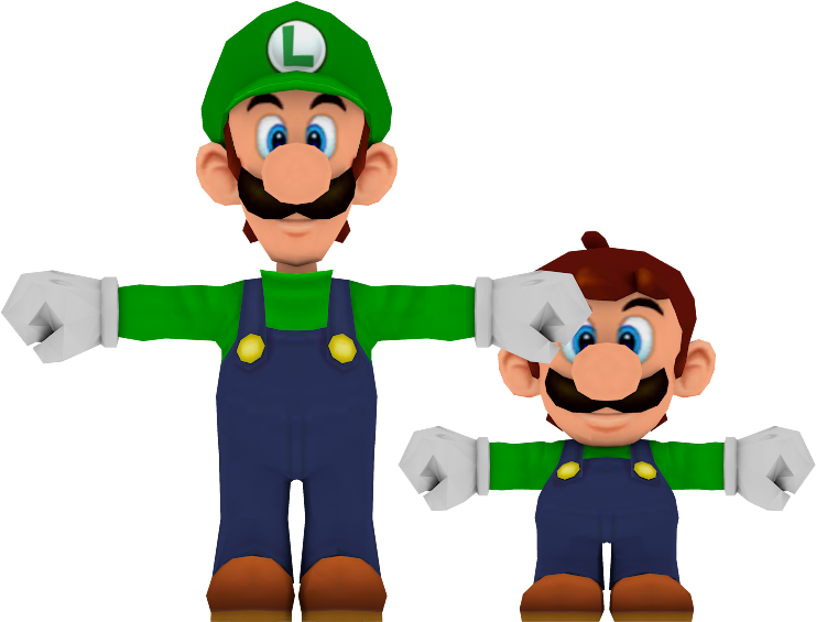 Download Zip Archive - Super Mario 3d Land Luigi (750x650)