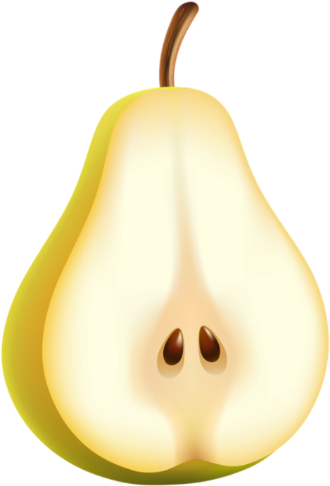 Imagem De Frutas Pera 6 Png - Clip Art (476x697)