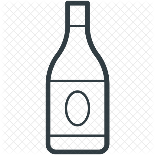 Bottle Icon - Glass Bottle (512x512)