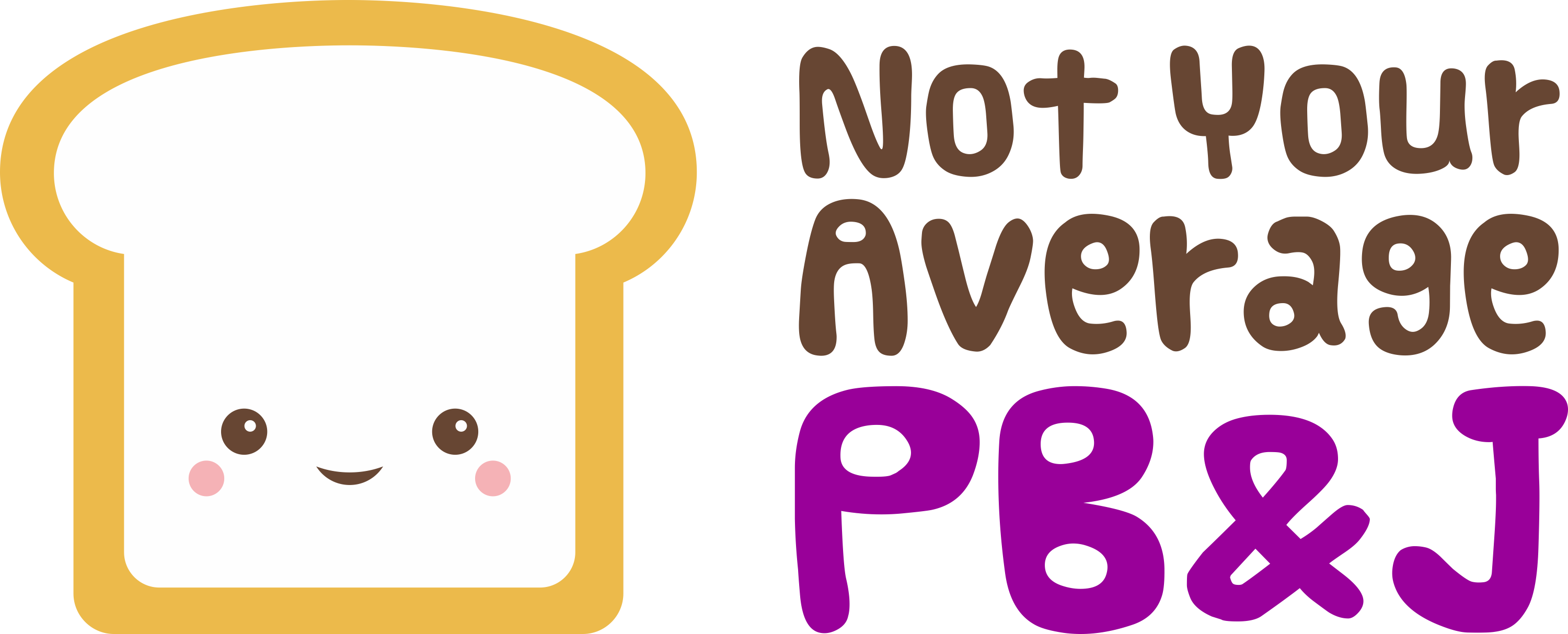 N Y A P B J - Peanut Butter And Jelly Sandwich (3000x1213)