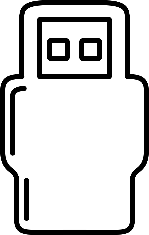 Robot Outline Or Usb Plug Comments - Tool (624x981)
