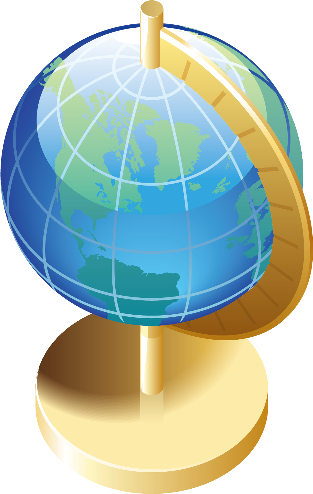Globe Vector 1103*1660 Transprent Png Free Download - Euclidean Vector (1103x1660)