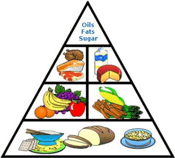 Grain Clipart Balanced Diet - 5 Food Groups Table (374x332)