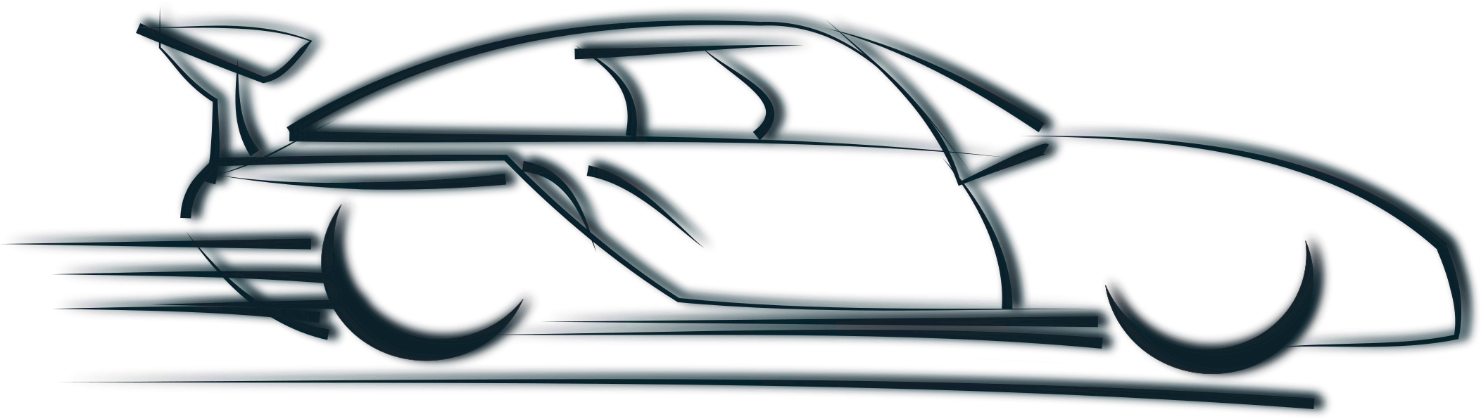 Moving Car Icon - Speed Car Icon (2400x2400)