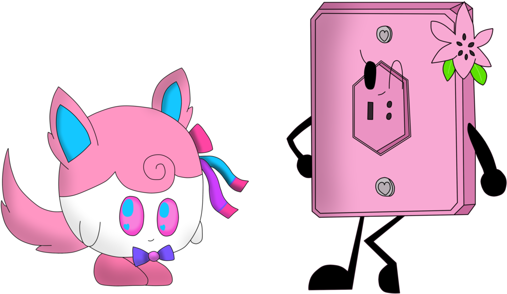 [fan-art] Pink Plug And Ninfi By Madaxer - Fan Art (1024x724)