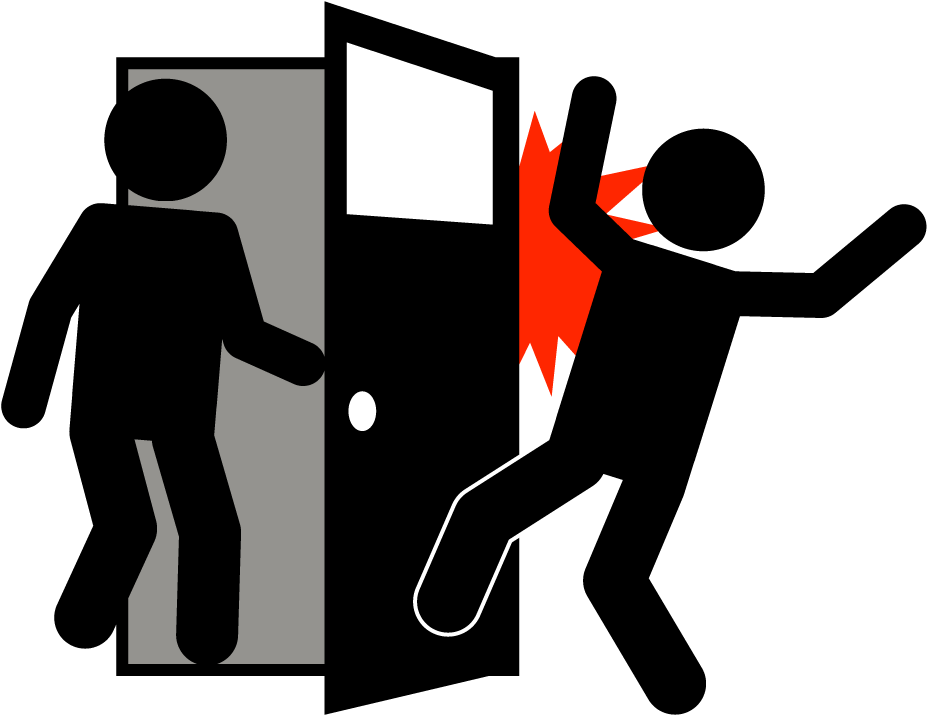 School And Study - Hit By Opening Door (1000x1000)