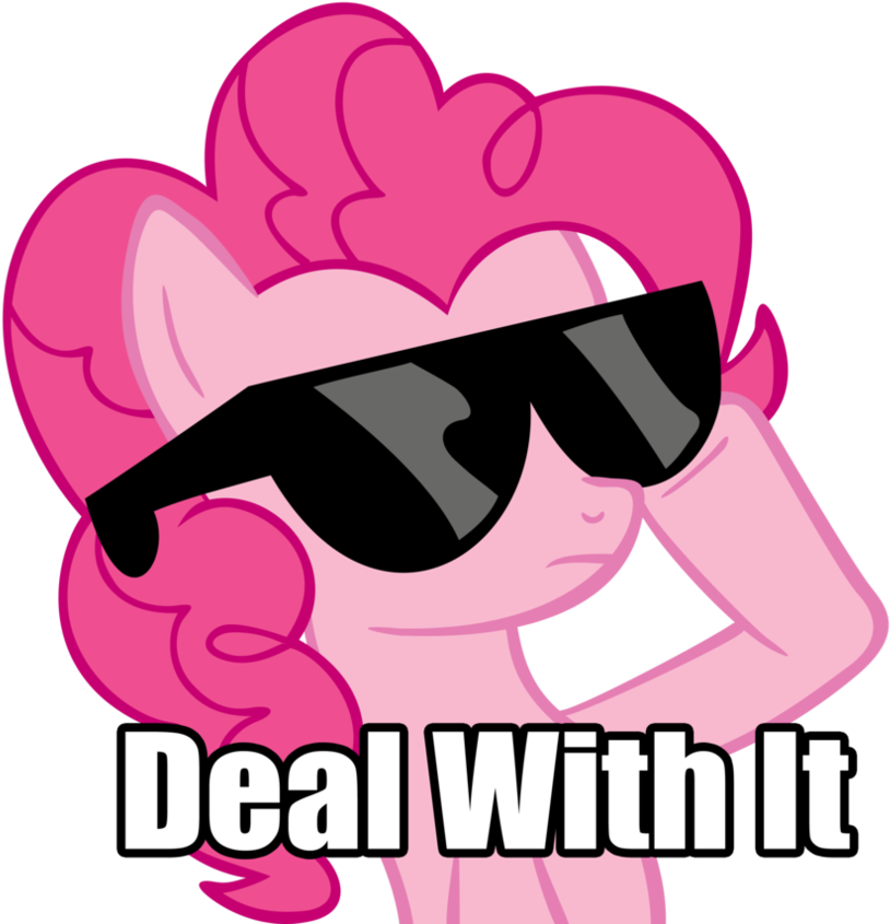 Deal With It - Pinkie Pie Sunglasses (890x897)
