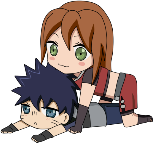 Ryuto And Sayu Funny Love By Naruhina64 - Cartoon (600x657)