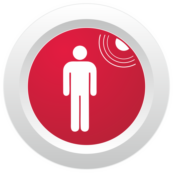 Movement Detectors Protecting The Terrace Doors From - Compliancesigns Acrylic Mens Restroom Sign 12 X (588x589)