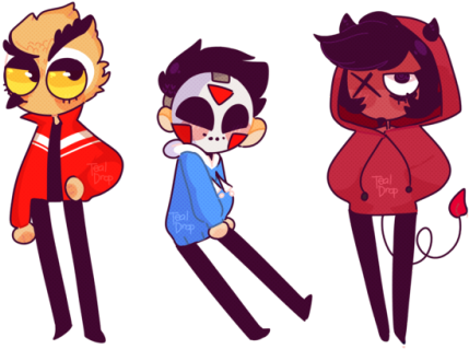 Look At My Precious Boi's - Cartoon (500x391)