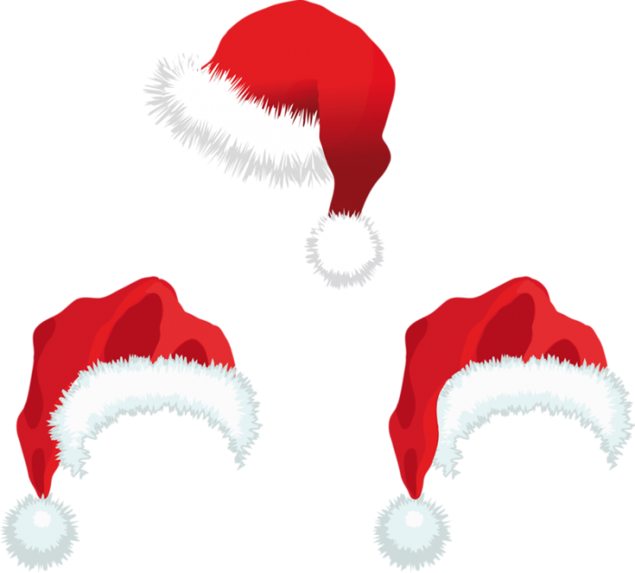 Santa Claus Christmas Day Clip Art Vector Graphics - Santa Claus Hat (700x632)