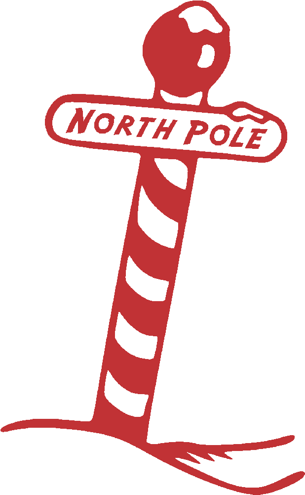 Clip Art North Pole Sticker Christmas Day - North Pole Stick Png (1000x1000)